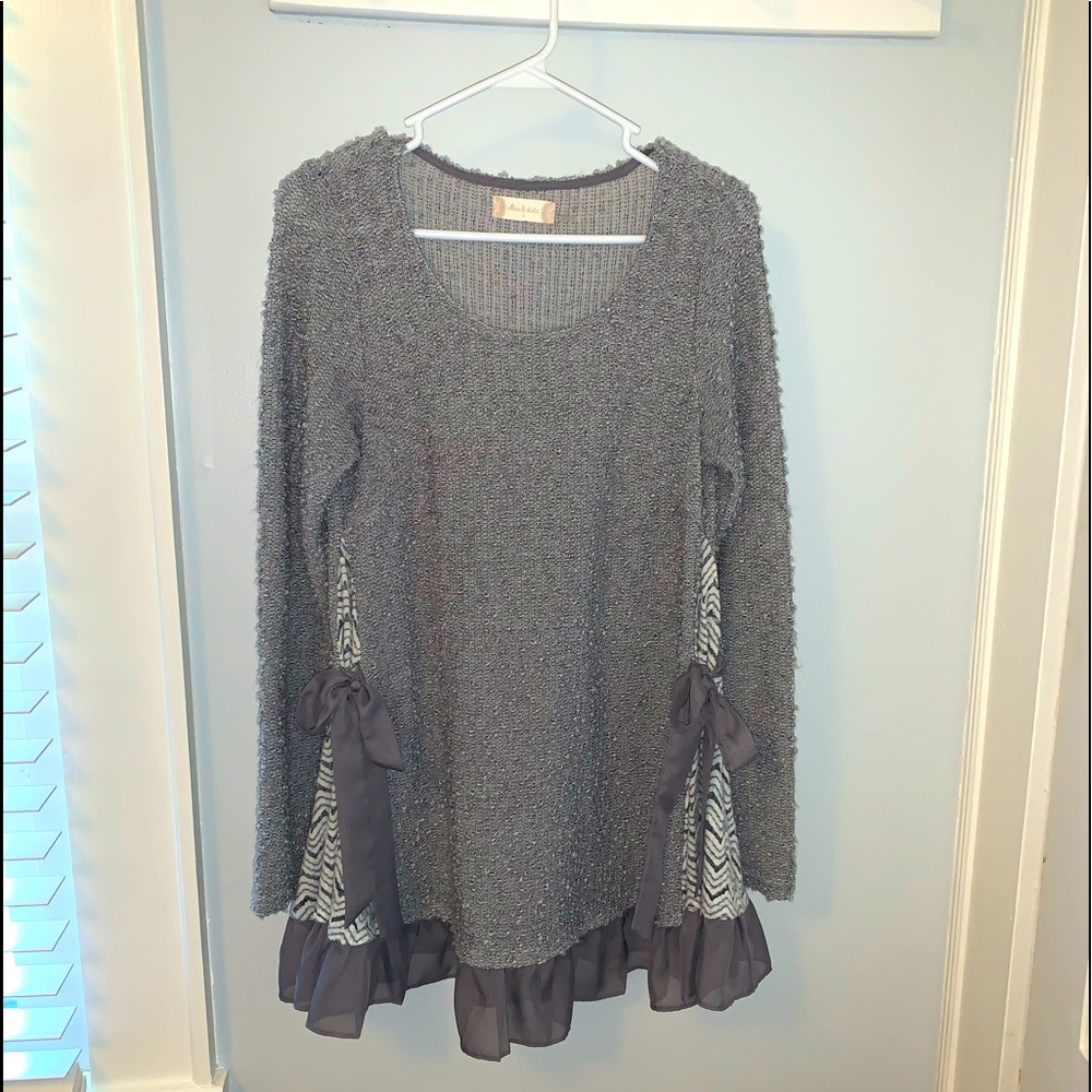 Long flowing sweater